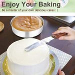 Cake Pan Set of 3 (6 inch/8 inch/9½ inch), E-far Stainless Steel - Image 7
