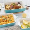 Krokori Rectangular Baking Pan Ceramic Glaze Baking Dish - Image 3