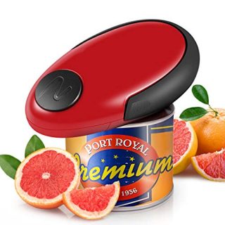 Electric Can Opener, Restaurant Can Opener with One-Key Automatic Opening, Smooth Edge Battery Powered Can Openers for Chef's, Arthritis, Weak Hands