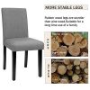 Furmax Dining Chairs, Urban Style, Fabric Parson Chairs - Image 7