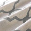 jinchan Moroccan Tile Table Runner Linen Textured - Image 3