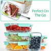 Glass Meal Prep Storage Containers with Lids – Airtight, BPA-Free & Microwave Safe for Convenient Kitchen Organization - Image 9