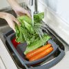 Qimh Colander collapsible, Colander Strainer Over The Sink - Image 7