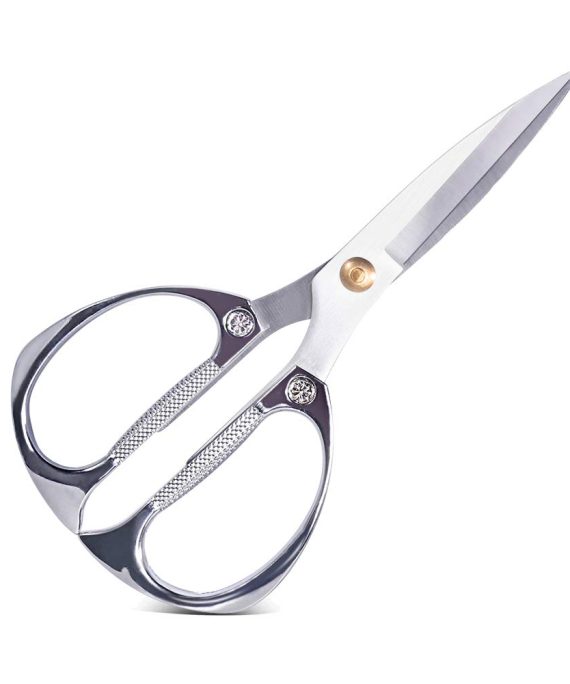 YYP Kitchen Scissors, Solid Stainless-Steel Kitchen Scissors, Heavy Duty Shears for Chicken, Beefs, Poultry, Fish, Vegetables with Sharp and durable blades, Suitable for Home Kitchen or Restaurant