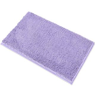 MAYSHINE Chenille Bath Mat for Bathroom Rugs 32" x20", Extra Soft and Absorbent Microfiber Shag Rug, Machine Wash Dry- Perfect Plush Carpet Mats for Tub, Shower, and Room- Lavender