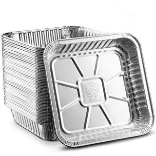 Propack Disposable Aluminum Foil Meal Prep Cookware Square Pans