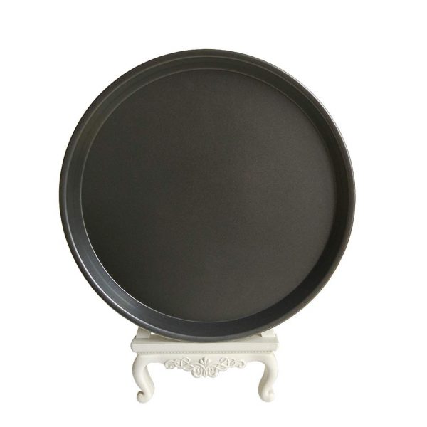 Carbon Steel Non-stick Pizza Pan Round Deep Dish Oven Tray Homemade Pizza Baking Sheet (12 inch)