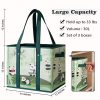 Water Resistant Collapsible Storage Box Baskets Bins for Groceries - Image 6