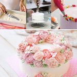 186 Pcs Cake Decorating Supplies-kit with Metal Cake Turntable - Image 7