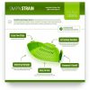 Kitchen Gizmo Snap N Strain Strainer, Clip On Silicone Colander - Image 3
