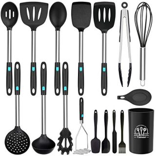 Silicone Cooking Utensils Set, 17PCS