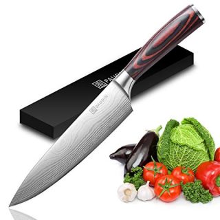 Chef’s Knife - PAUDIN Pro Kitchen Knife, 8-Inch Chef's Knife N1 made of German High Carbon Stainless Steel, Ergonomic Handle, Ultra Sharp, The Best Choice for Kitchen & Restaurant