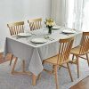maxmill Jacquard Poly-Cotton Tablecloth Geometric Pattern SpillProof - Image 7