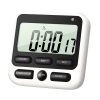 Digital Kitchen Timer for Cooking, Cooking Minute Second Timer Alarm Clock, Large LED Display, Loud Alarm, Magnetic Attaching/Stand, Suit for Cooking Baking Sports Games