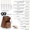 Knife Set, AILUKI 19 - Piece Kitchen Knife Set - Image 2