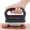 Meat Tenderizer with 48 Stainless Steel Ultra Sharp Needle Blades, Kitchen Cooking Tool Best for Tenderizing, BBQ, Marinade by JY COOKMENT