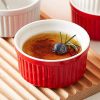 Porcelain Souffle Dish Ramekins Bakeware Set - Image 2