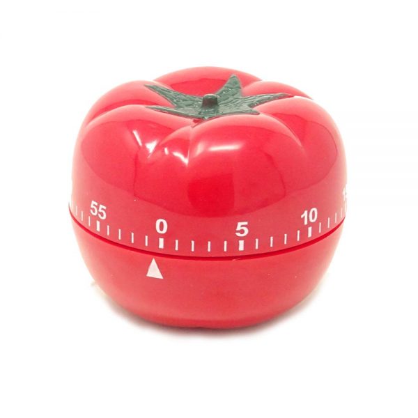 yueton Kitchen Craft Mechanical Wind Up 60 Minutes Timer 360 Degree Rotating Tomato Shape Kitchen Cooking Timer