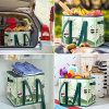Water Resistant Collapsible Storage Box Baskets Bins for Groceries - Image 2