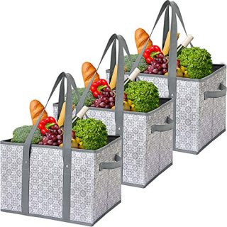 Reusable Grocery Bags Storage Baskets