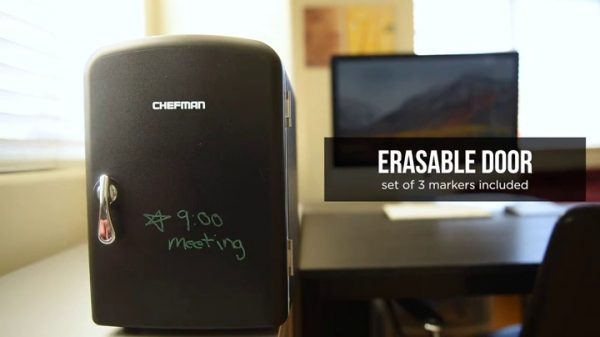 Chefman Mini Portable Eraser Board Personal Fridge - Image 7