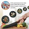 Hecef Kitchen Knife Set,Stainless Steel Super Sharp Blade - Image 2