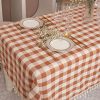 Midsummer Breeze Rustic Plaid Tassel Tablecloth-Country Style - Image 3