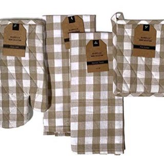 Mabelle Beige Buffalo Kitchen Linen
