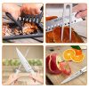 Knife Set, AILUKI 19 - Piece Kitchen Knife Set - Image 3