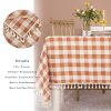 Midsummer Breeze Rustic Plaid Tassel Tablecloth-Country Style - Image 2