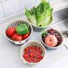 Drain Basket 2 Pack dia 21cm and 17cm Colander - Image 3