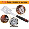 Homissor Heavy Duty BBQ Grilling Tools Set, Stainless Steel Spatula - Image 3