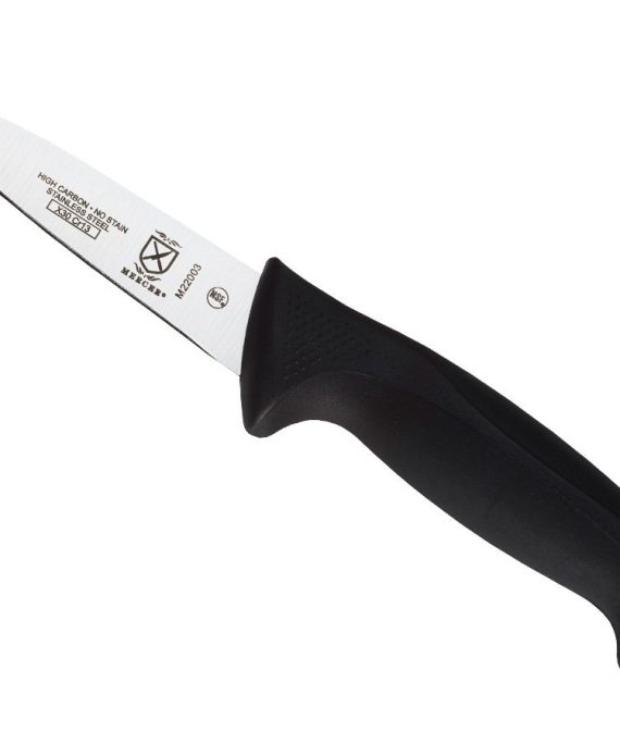 Mercer Culinary Millennia 3.5-Inch Paring Knife, Black