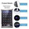 36 Bottle Wine Cooler - Stylish Black Glass Door, Compact Design for Home, Bar, or Office ?? - Image 4