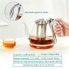 Glass Teapot with Removable Stainless Steel Infuser for Loose Leaf Tea - Image 6