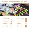 Glass Straws Clear 8 mm Drinking Straws Reusable Straws Healthy - Image 7
