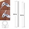 MIXIAO Reusable Glass Straws - 8.5" x 10 mm Handmade - Image 2
