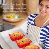 Walfos Mini Silicone Loaf Pan Set - 4 Pieces, Non-Stick - Image 5