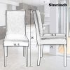 Dining Chairs, Parsons Kitchen Chairs, Set of 4 - Image 3
