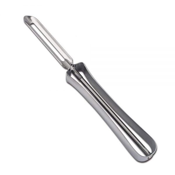 Aniso Kitchen vegetable peeler-Stainless steel rotary peeler for vegetable and carrot fruit，with ergonomic safety and control handle-Dishwasher Safety