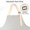 Cooking Apron with Pocket, EONSIX Waterproof Adjustable Cotton - Image 6