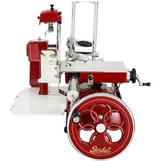 Berkel Volano B3 Food Slicer/Red/Manual Flywheel, Luxury, Premium, Food Slicer/Slices Salumi, Prosciutto, Ham, Cheese, others/Dream Kitchen