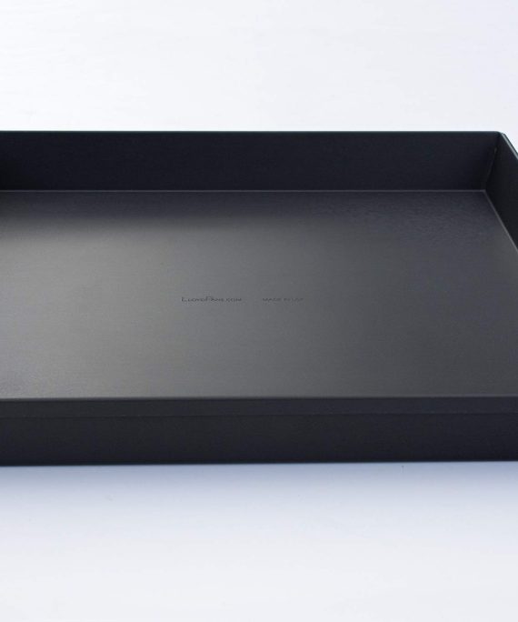 LloydPans 14x14x1.5 inch Style, Pre-Seasoned Sicilian Pizza Pan, 14x14x1.5 inches, Dark Gray
