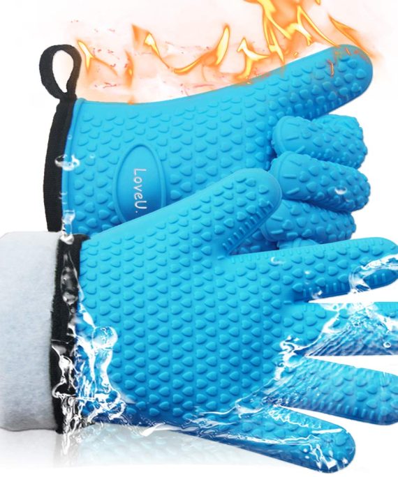 Silicone and Cotton Double-Layer Heat Resistant