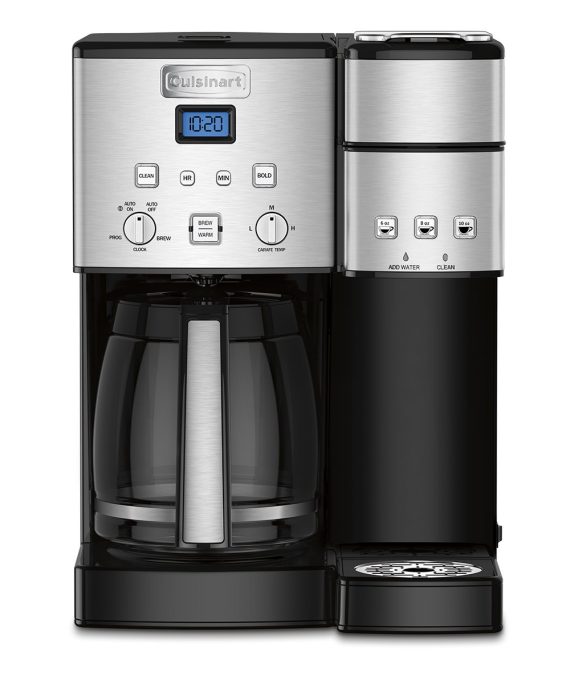 Cuisinart SS-15P1 Coffee Center 12-Cup Coffeemaker and Single-Serve Brewer, Silver