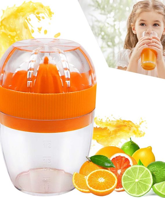 Kitchen Household Handheld Press Squeezer Citrus Juicer Kitchen Household Manual Orange Lemon Squeeze Tool 125ml Portable Home Travel Small Fruit Health Juice Maker