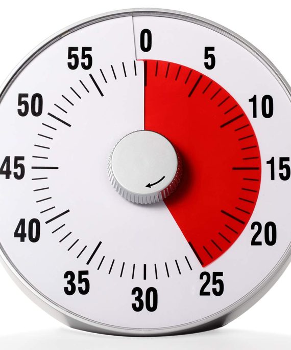 Quickloong Magnetic Visual Countdown Timer, Mute Low and Loud Alert, for Kitchen, Classroom, Office