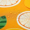 Joyfol Day Rectangle Tablecloth,Fruit Lemon Style Oxford Table Cloth - Image 2