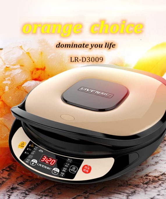 Liven Electric Crepe Maker & Electric Skillet,Double Electric Baking Pan (LR-D3009)