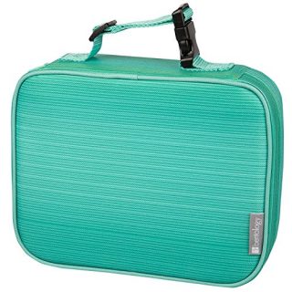 Bentology Lunch Box for Girls - Kids Insulated Lunchbox Tote Bag Fits Bento Boxes - Turquoise